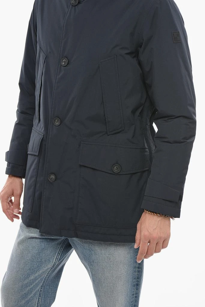 商品Woolrich|Solid Color MARINA Padded Jacket with Hood,价格¥4194,第3张图片详细描述