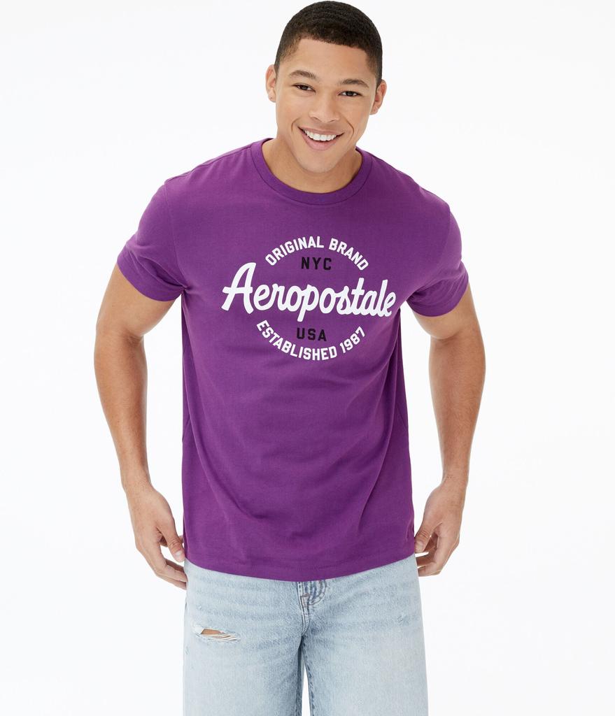 Aeropostale Men's Original Brand Graphic Tee商品第6张图片规格展示