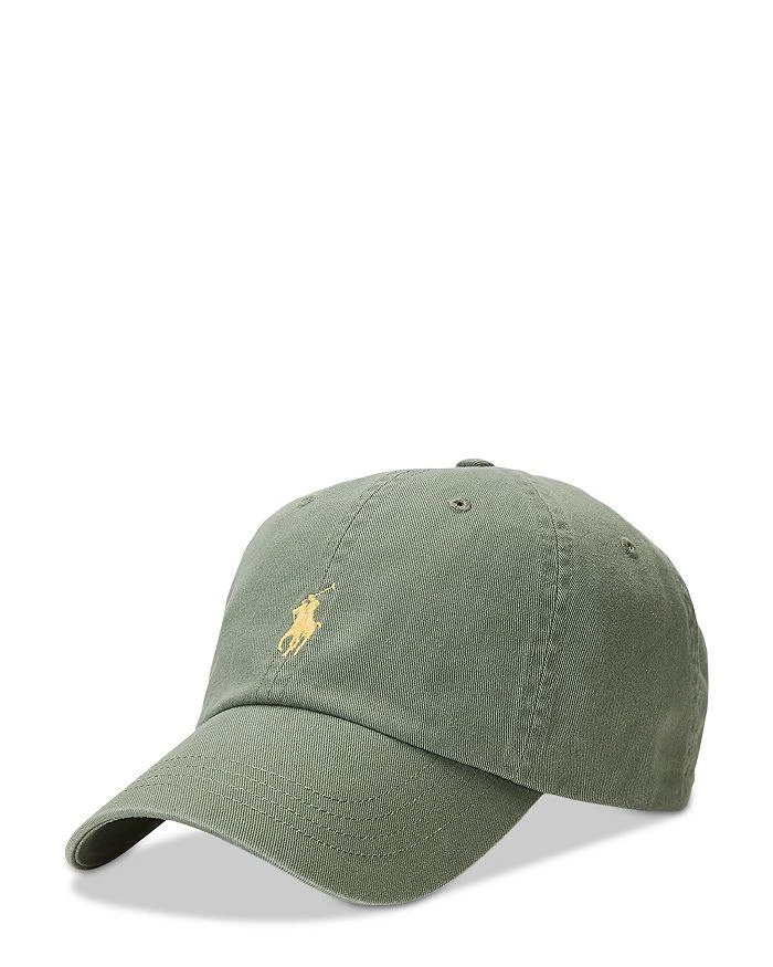 商品Ralph Lauren|Cotton Chino Logo Embroidered Ball Cap ,价格¥261,第1张图片