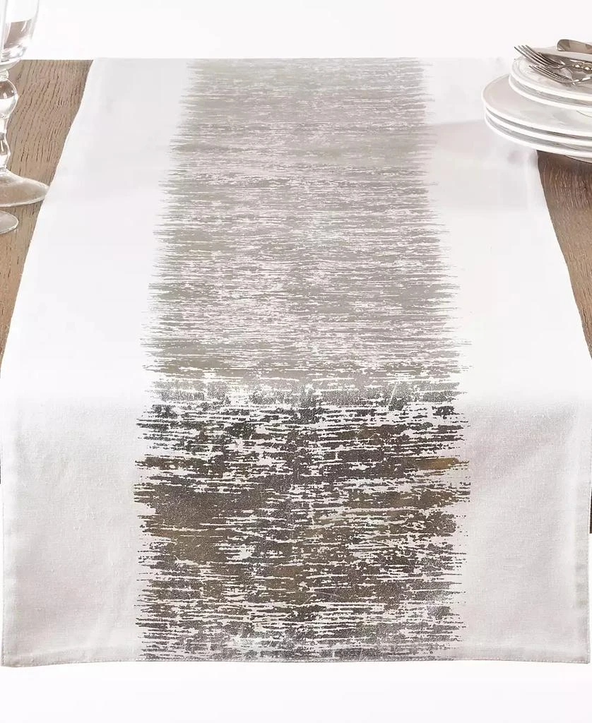 商品Saro Lifestyle|Table Runner with Metallic Banded Design, 108" x 16",价格¥410,第2张图片详细描述