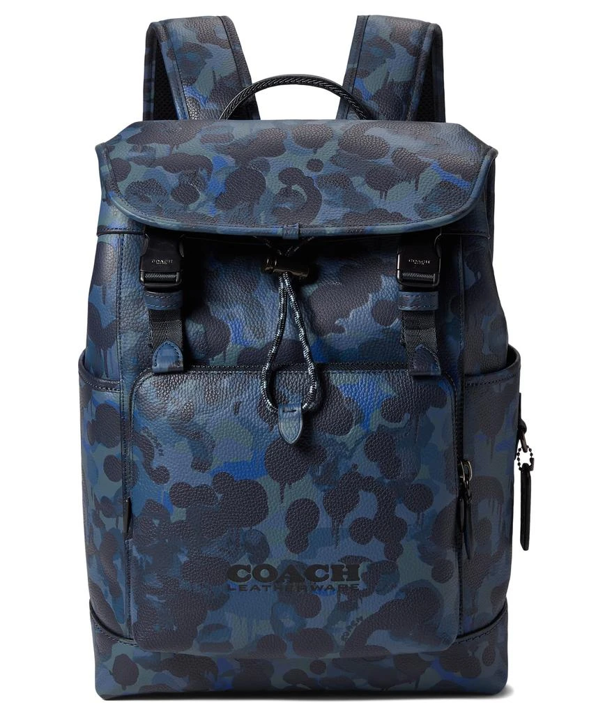 商品Coach|League Flap Backpack Camo,价格¥5219,第1张图片