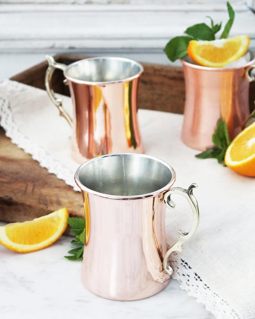 商品Coppermill Kitchen|Vintage-Inspired Cocktail Mugs, Set of 4,价格¥938,第2张图片详细描述