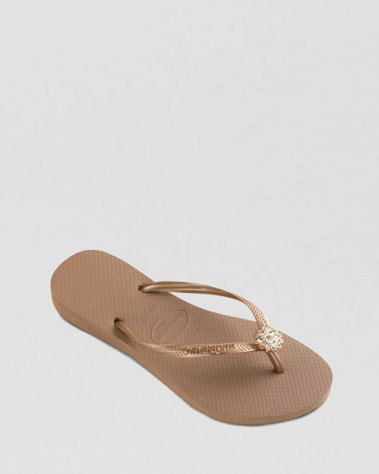 商品Havaianas|Women's Slim Crystal Poem Flip-Flops ,价格¥210,第1张图片