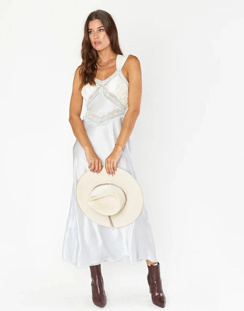 商品Madewell|Madly Vintage 1930s Pale Blue Slip Dress,价格¥3113,第5张图片详细描述