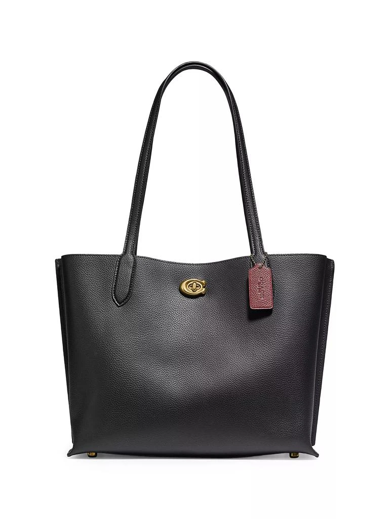 商品Coach|Willow Leather Tote,价格¥2635,第1张图片