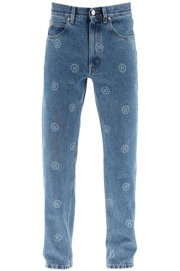 商品Martine Rose|Martine rose monogram slim jeans,价格¥2139,第1张图片