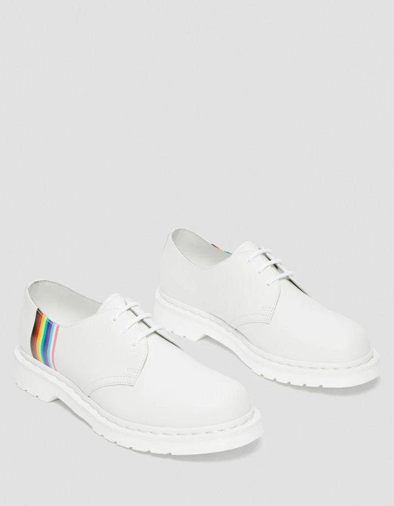 商品Dr. Martens|Dr Martens 1461 Pride flat shoes in white,价格¥544,第2张图片详细描述