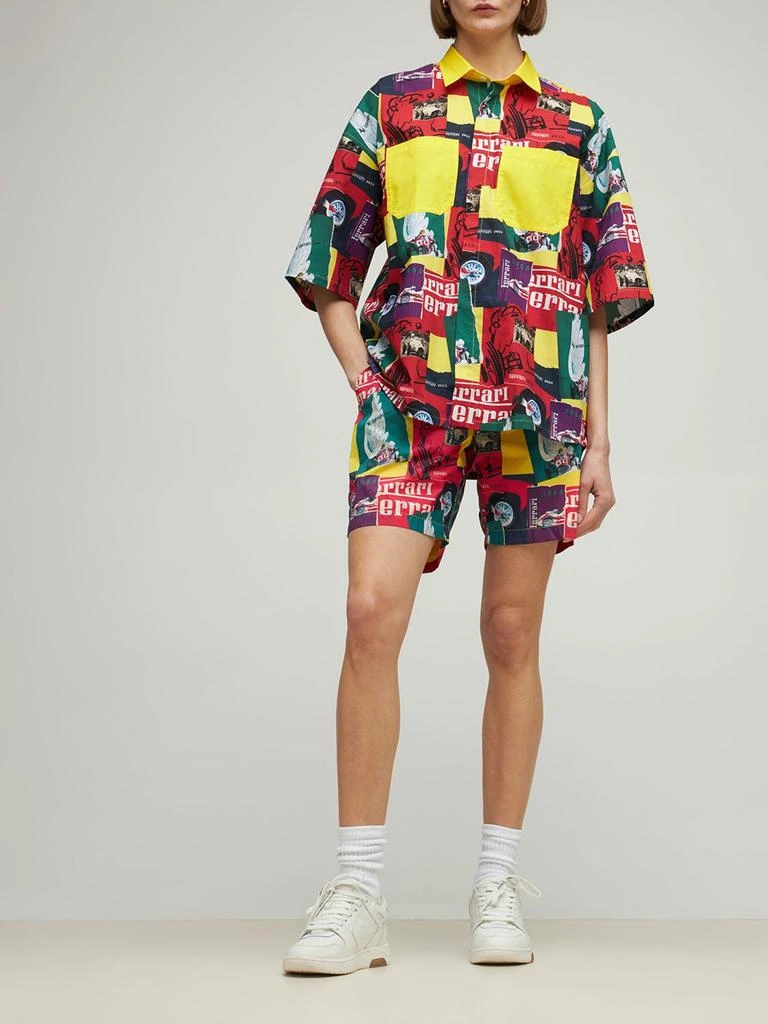 商品FERRARI|Printed Pictures Tech Casual Shorts,价格¥2156,第1张图片详细描述