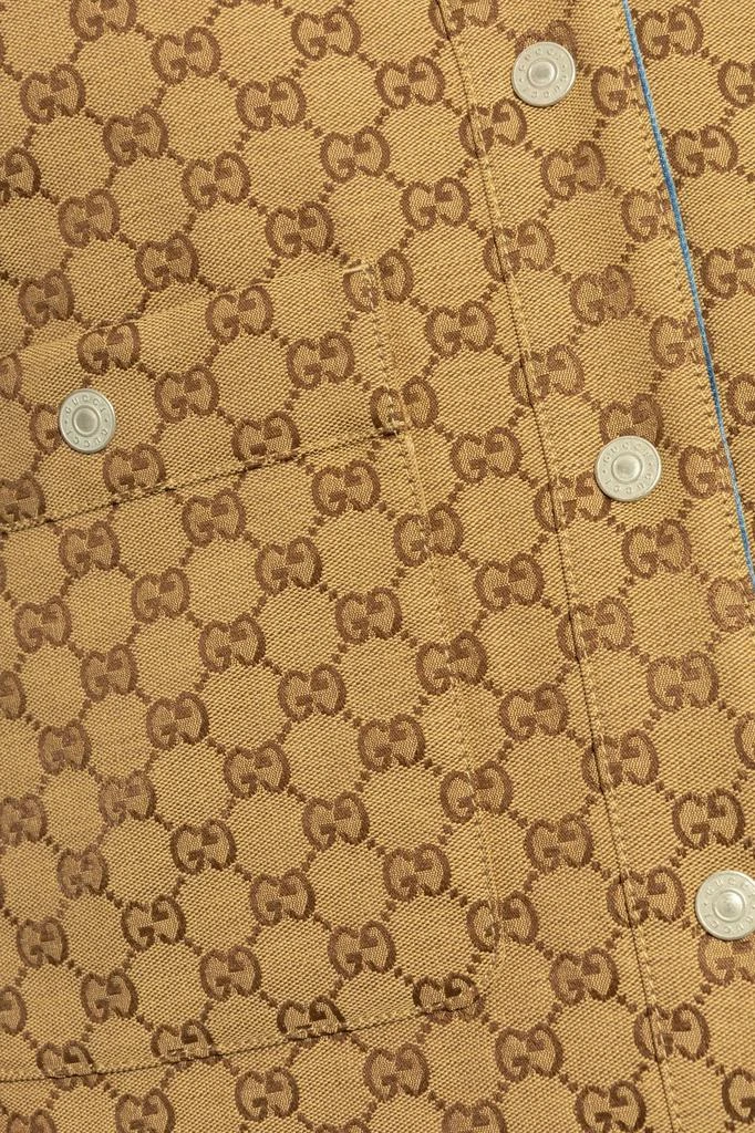 商品Gucci|Gucci Reversible Button-Up Jacket,价格¥20840,第3张图片详细描述