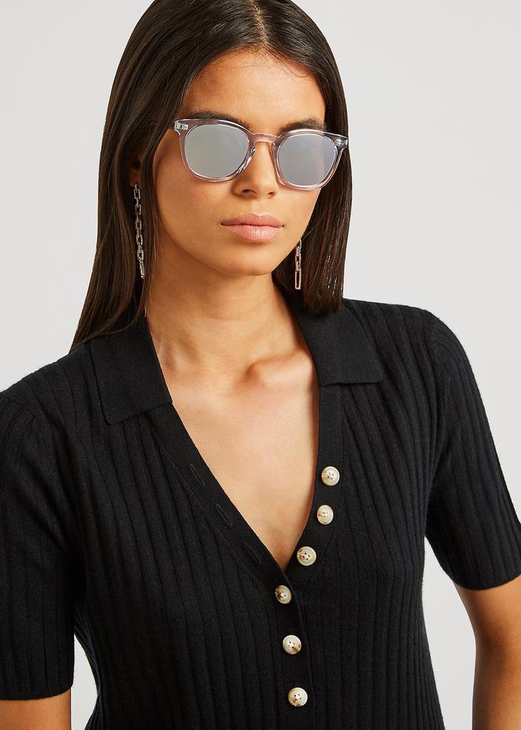 商品Yves Saint Laurent|SL28 mirrored wayfarer-style sunglasses,价格¥2114,第6张图片详细描述