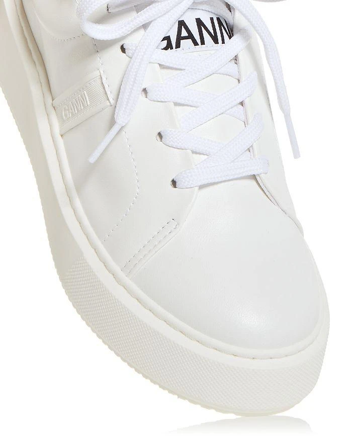 商品Ganni|Women's Sporty Mix Low Top Sneakers ,价格¥963,第5张图片详细描述