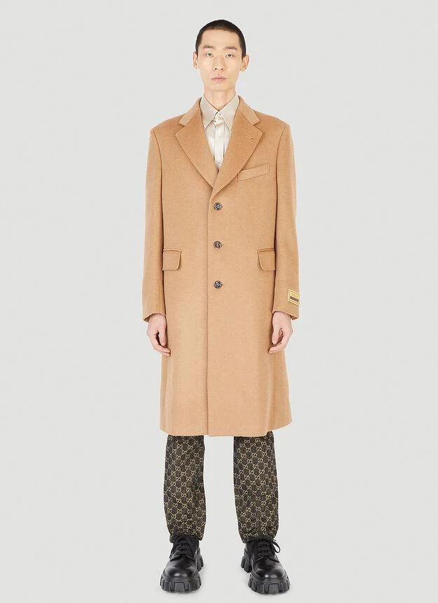 商品Gucci|Aria Coat in Camel,价格¥28919,第1张图片