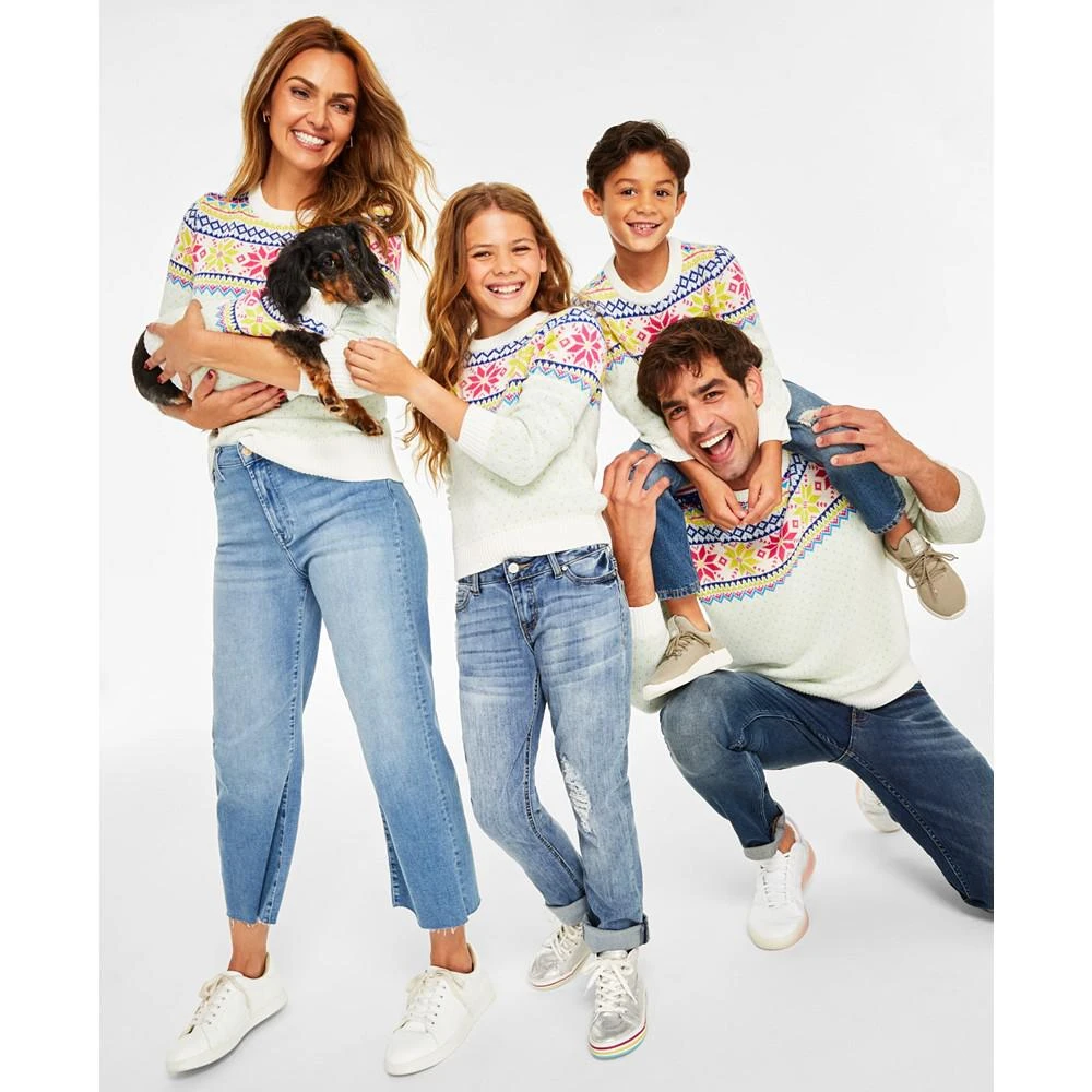 商品Charter Club|Holiday Lane Little Girls Multi-Color Fair Isle Sweater, Created for Macy's,价格¥88,第4张图片详细描述