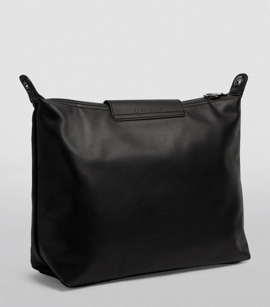 商品Longchamp|Medium Leather Le Pliage Shoulder Bag,价格¥3685,第3张图片详细描述