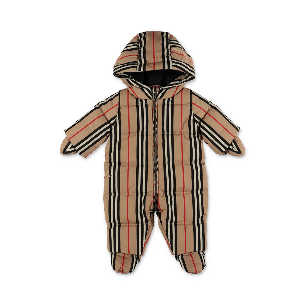 商品Burberry|BURBERRY 卡其色婴幼儿连体衣 8041219,价格¥1903,第1张图片