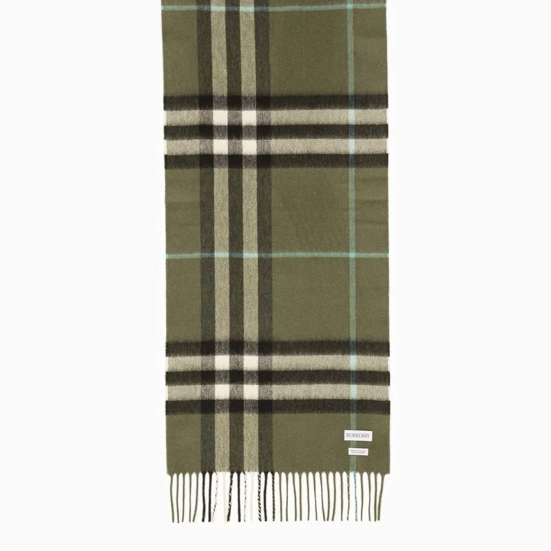商品Burberry|Check pattern cashmere scarf,价格¥3572,第3张图片详细描述