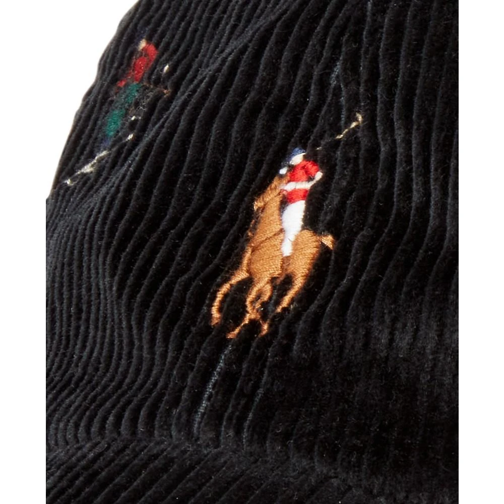 商品Ralph Lauren|Men's Ski-Embroidered Corduroy Ball Cap,价格¥418,第3张图片详细描述