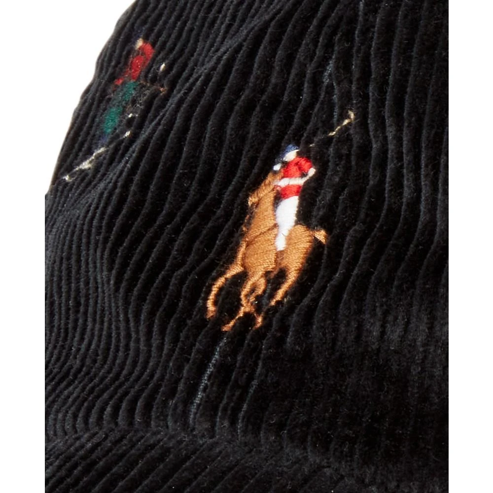 商品Ralph Lauren|Men's Ski-Embroidered Corduroy Ball Cap,价格¥306,第3张图片详细描述