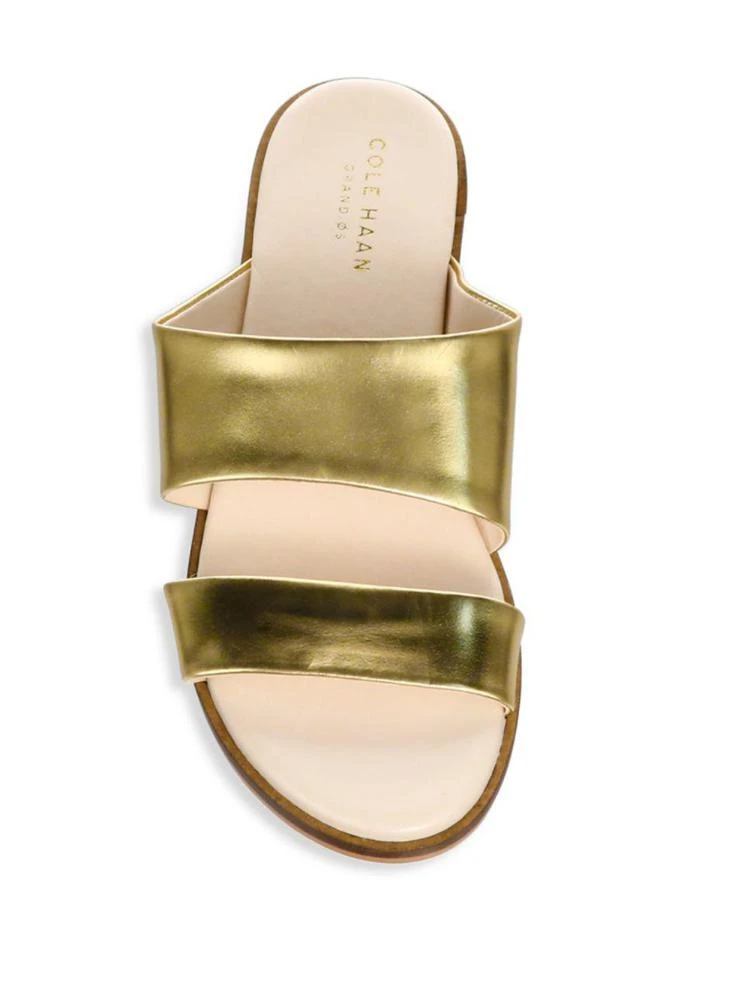 商品Cole Haan|Cole Haan - Anica Gold Sandals,价格¥523,第4张图片详细描述