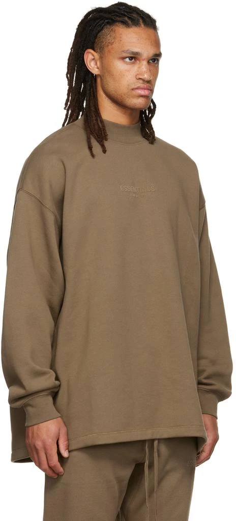 商品Essentials|Brown Relaxed Sweatshirt,价格¥287,第2张图片详细描述