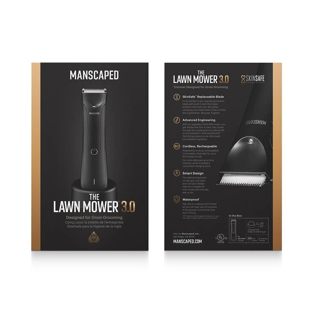 商品MANSCAPED|The Lawn Mower 3.0 Electric Hair Trimmer,价格¥261,第2张图片详细描述