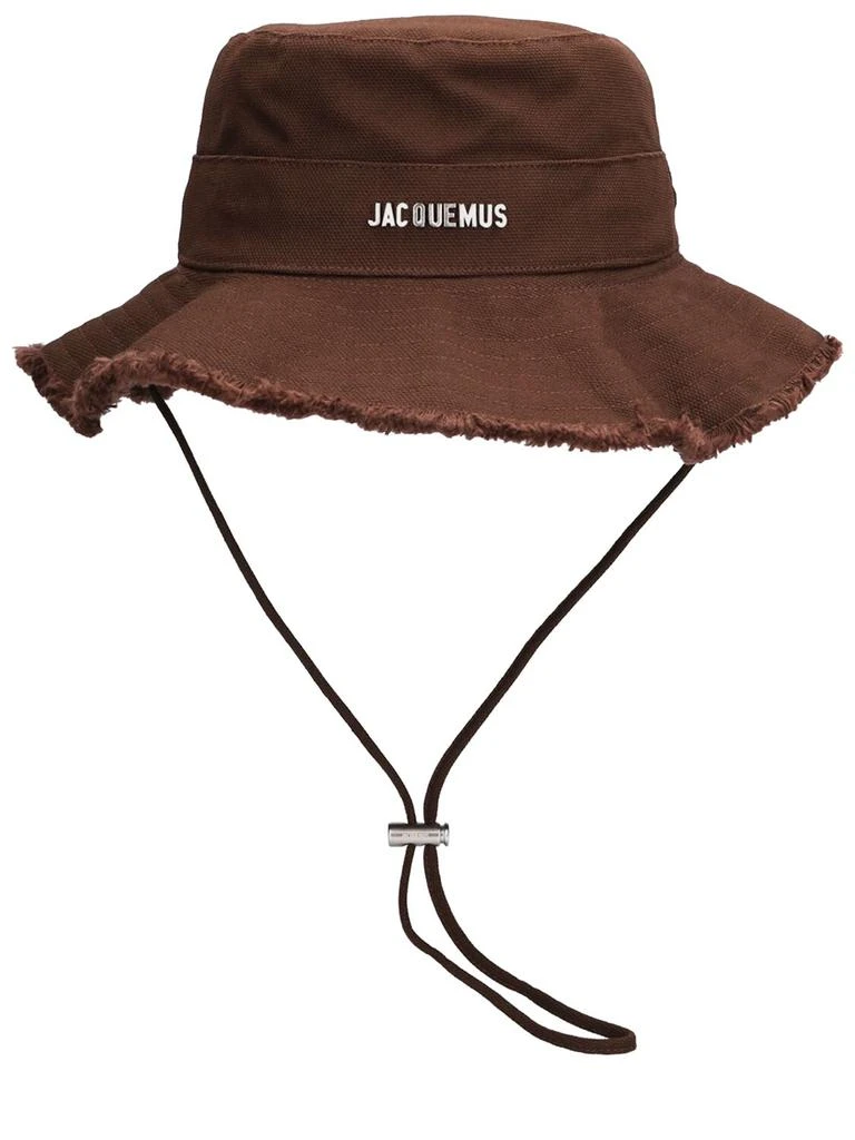 商品Jacquemus|Le Bob Artichaut Cotton Logo Hat,价格¥1253,第1张图片