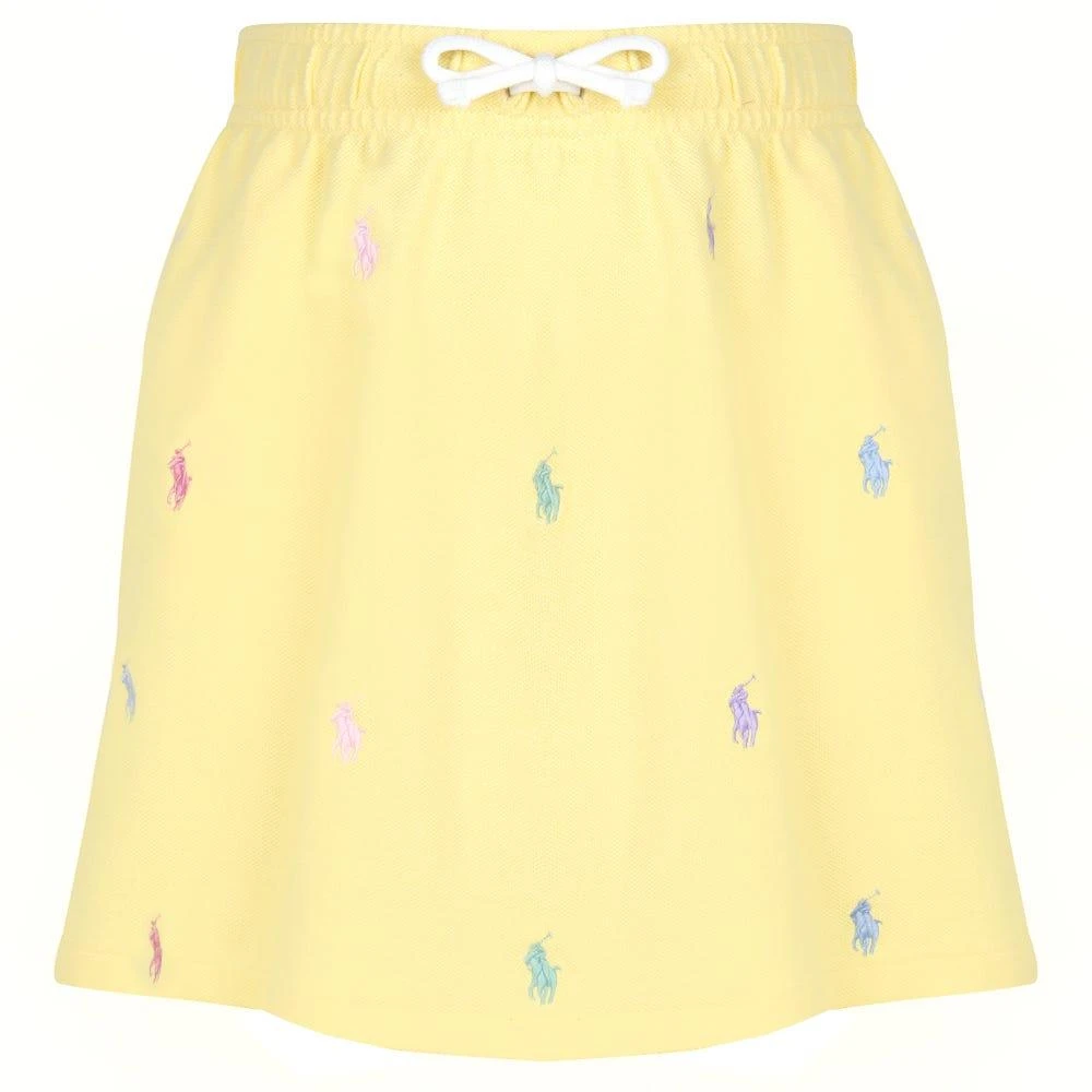 商品Ralph Lauren|Yellow Repeat Pony Logo Skirt,价格¥287,第1张图片