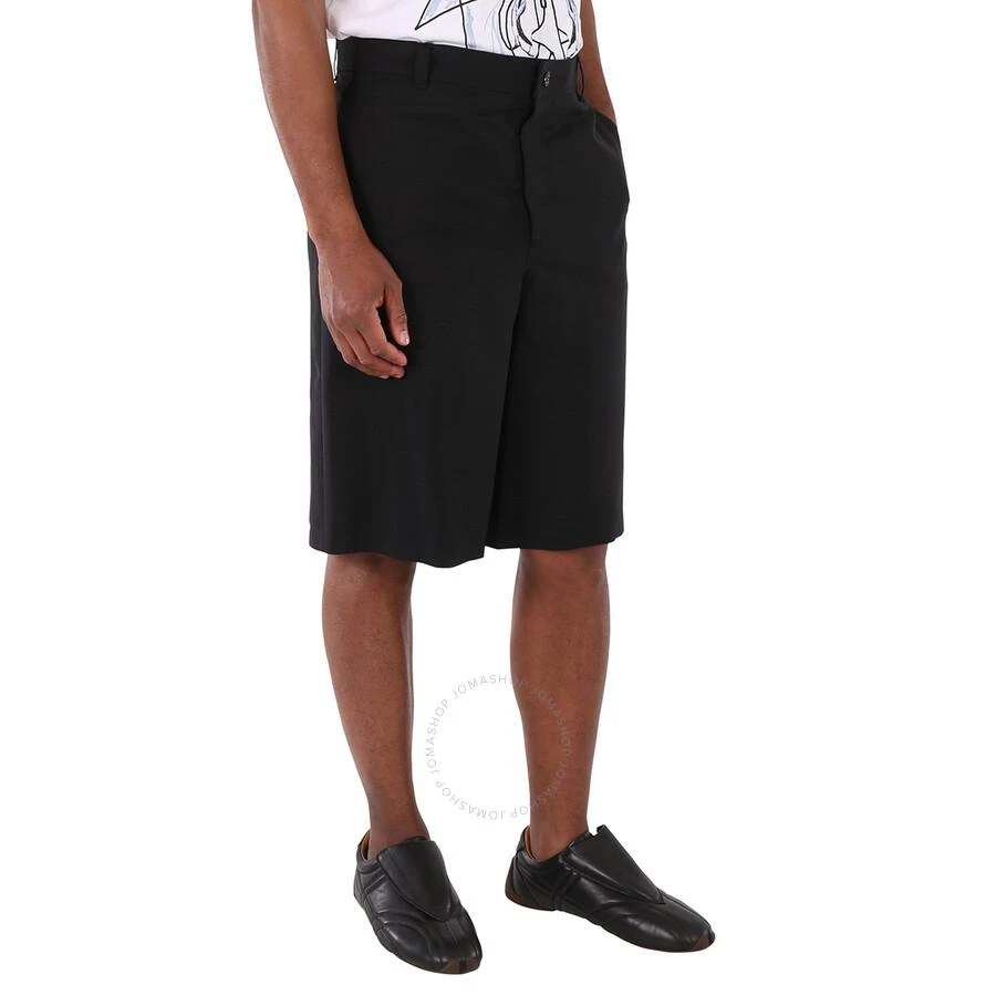 商品Burberry|Men's Black Cut-Out Detail Tailored Shorts,价格¥730,第2张图片详细描述