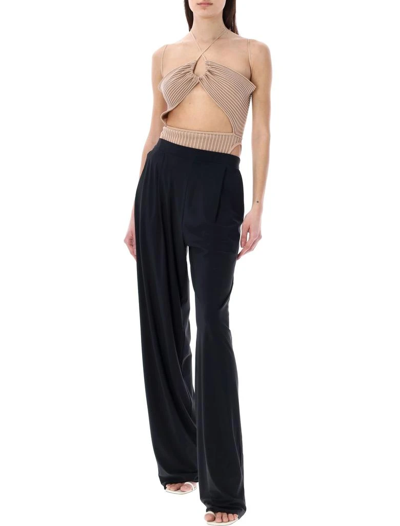 商品ANDREĀDAMO|Ribbed Knit Sleeveless Bodysuit With Cut,价格¥1881,第4张图片详细描述