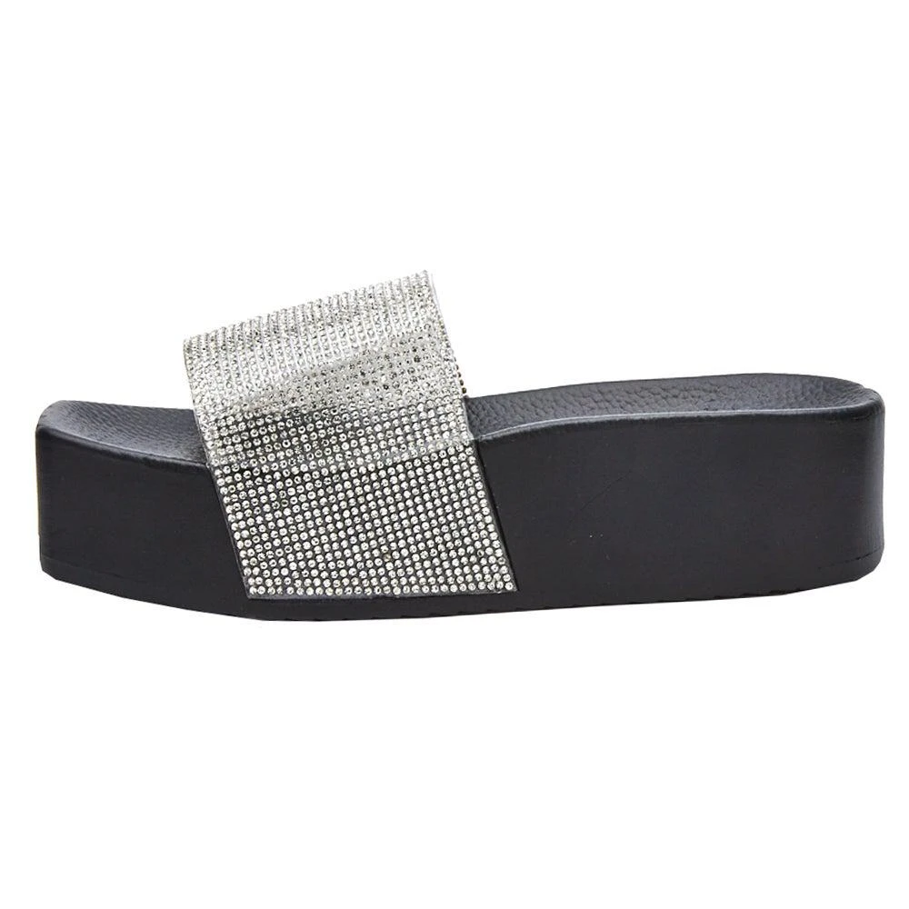 商品BEACH by Matisse|Retreat Rhinestone Platform Sandals,价格¥241,第3张图片详细描述