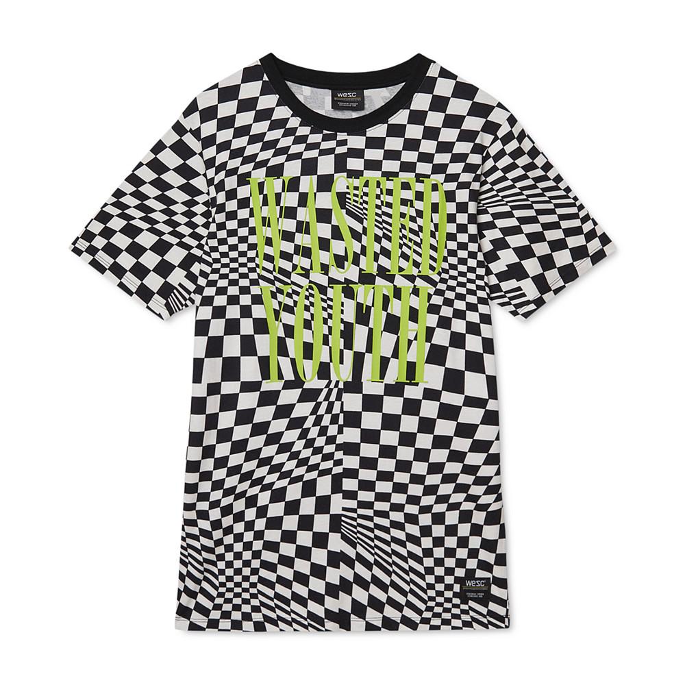 Men's Warp-Print T-Shirt商品第1张图片规格展示