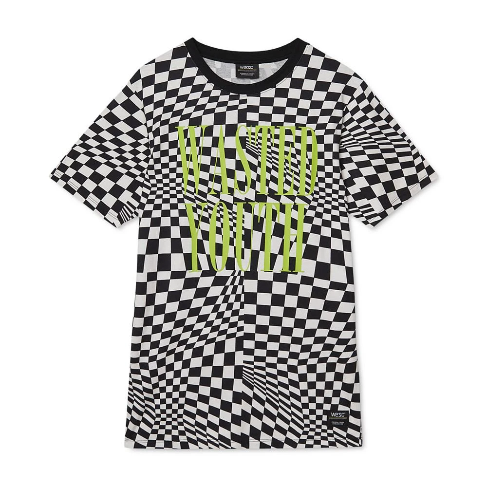 商品WeSC|Men's Warp-Print T-Shirt,价格¥65,第1张图片