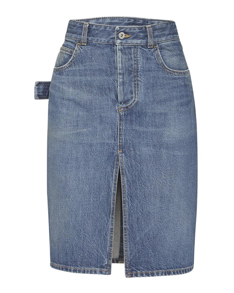 Denim Midi Skirt商品第2张图片规格展示