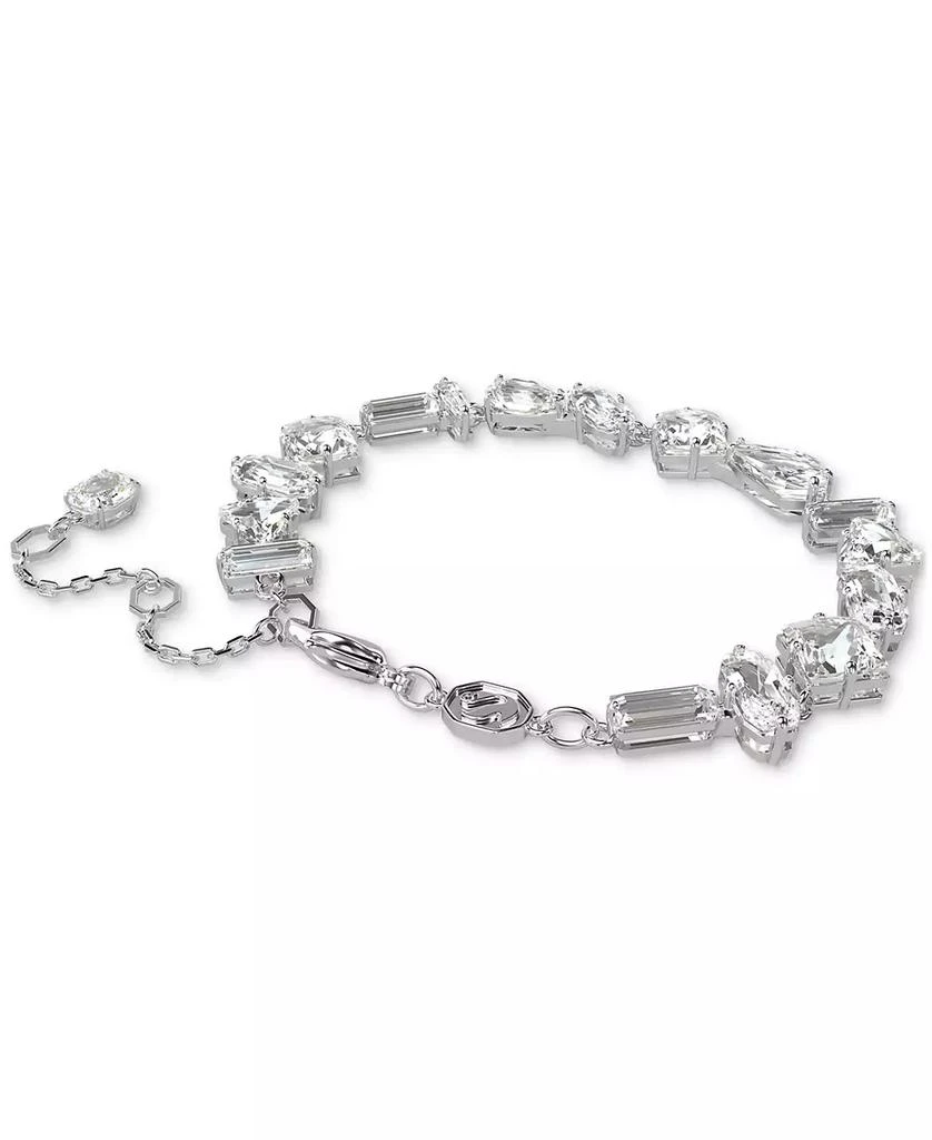 商品Swarovski|Rhodium-Plated Mixed Crystal Flex Bracelet,价格¥1376,第4张图片详细描述