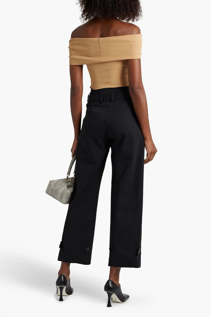 商品ROSETTA GETTY|Off-the-shoulder cotton-jersey top,价格¥732,第3张图片详细描述