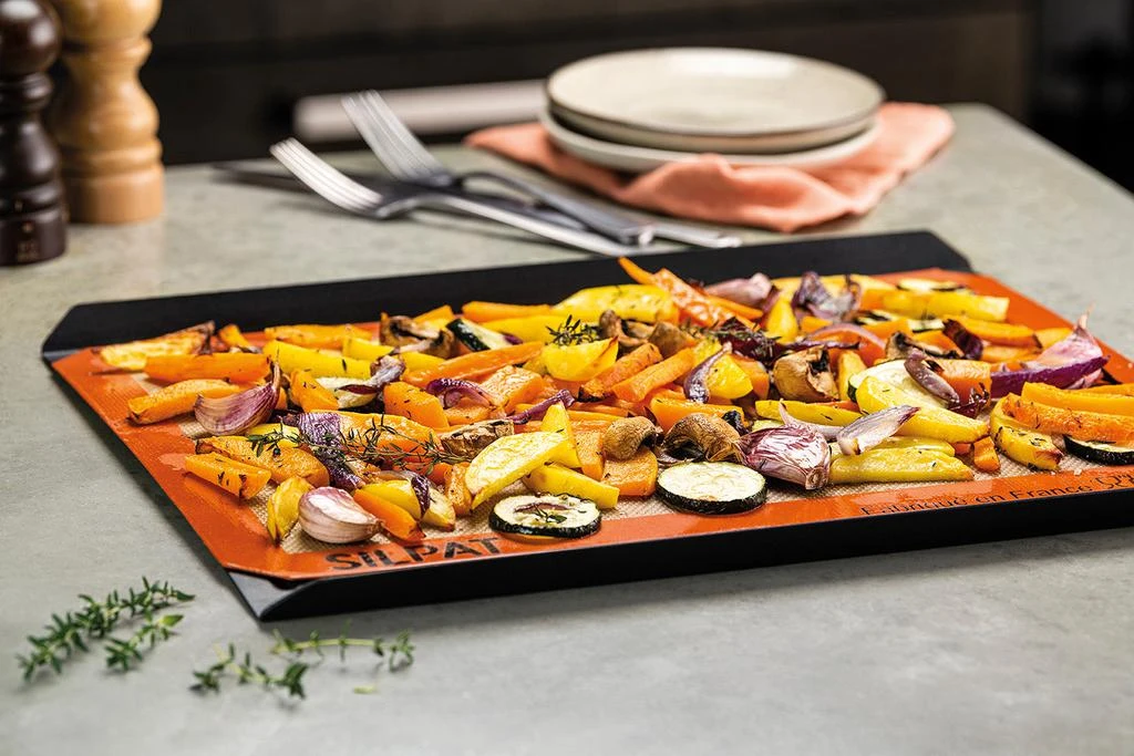 商品Silpat|Premium Non-Stick Half Sheet Size Silicone Baking Mat, 11-5/8 x 16-1/2,价格¥225,第3张图片详细描述