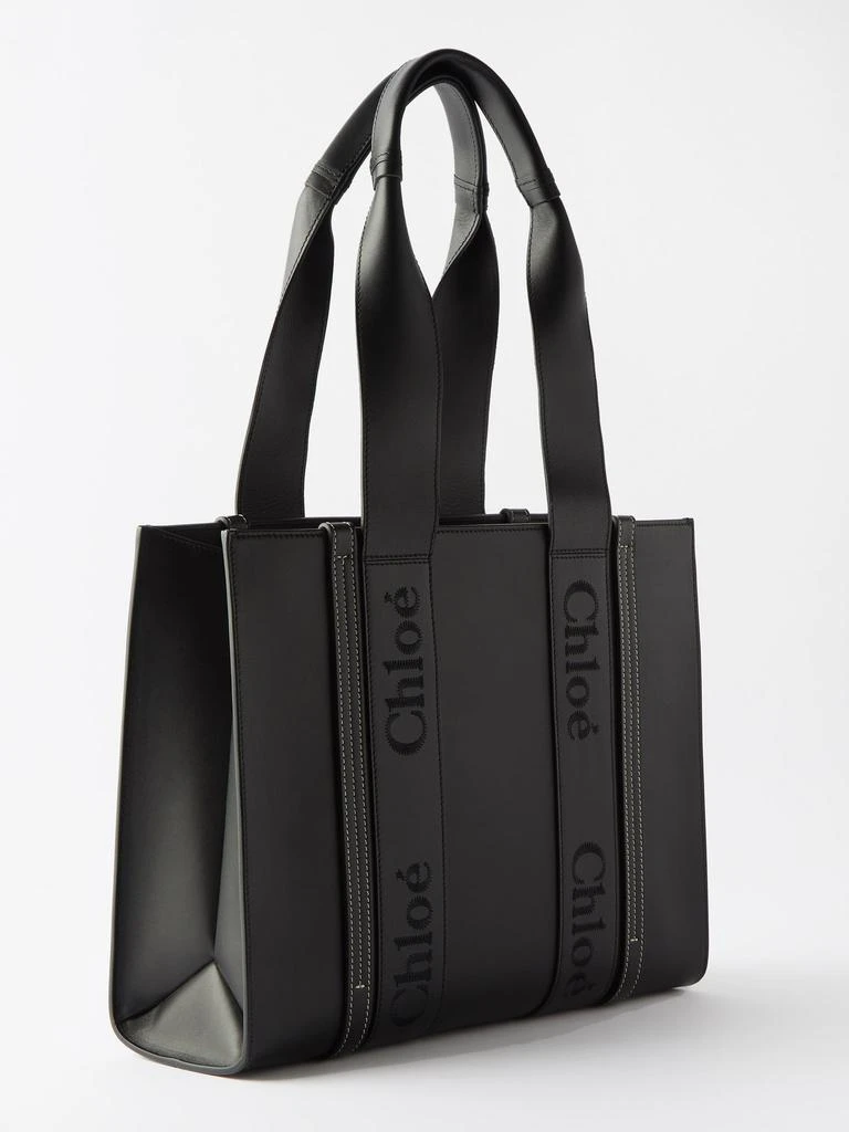 商品Chloé|Woody medium leather tote bag,价格¥13639,第4张图片详细描述