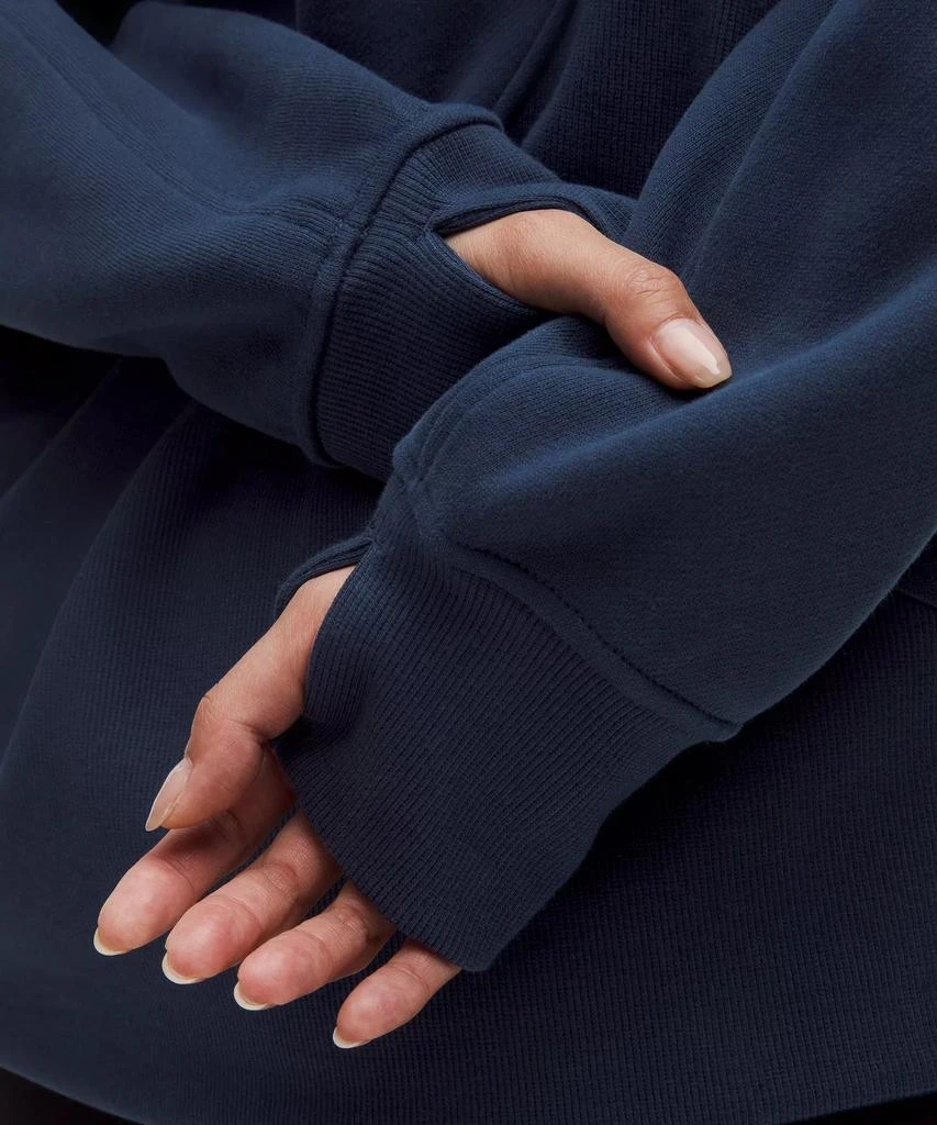 Scuba Oversized Funnel-Neck Half Zip *Long 商品