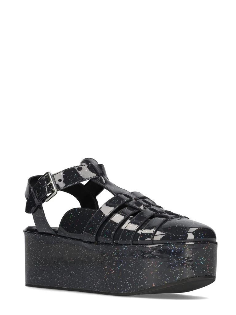 商品Loewe|60mm Patent Leather Wedge Sandals,价格¥3273,第3张图片详细描述