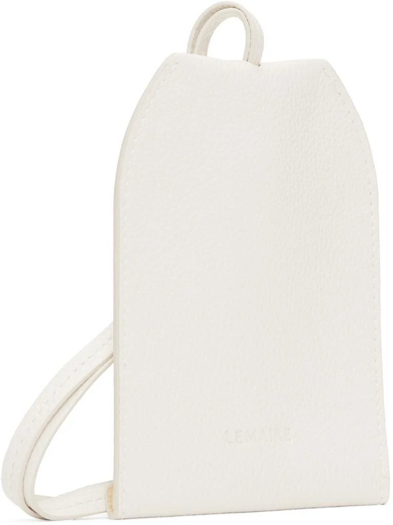 商品Lemaire|White Enveloppe Key Ring Pouch,价格¥903,第2张图片详细描述