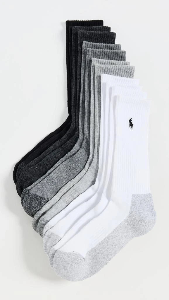 商品Ralph Lauren|Performance Crew Socks 6 Pack,价格¥251,第1张图片