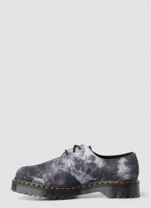 商品Dr. Martens|x Pleasures 1461 Tie-Dye Shoes in Grey,价格¥502,第3张图片详细描述