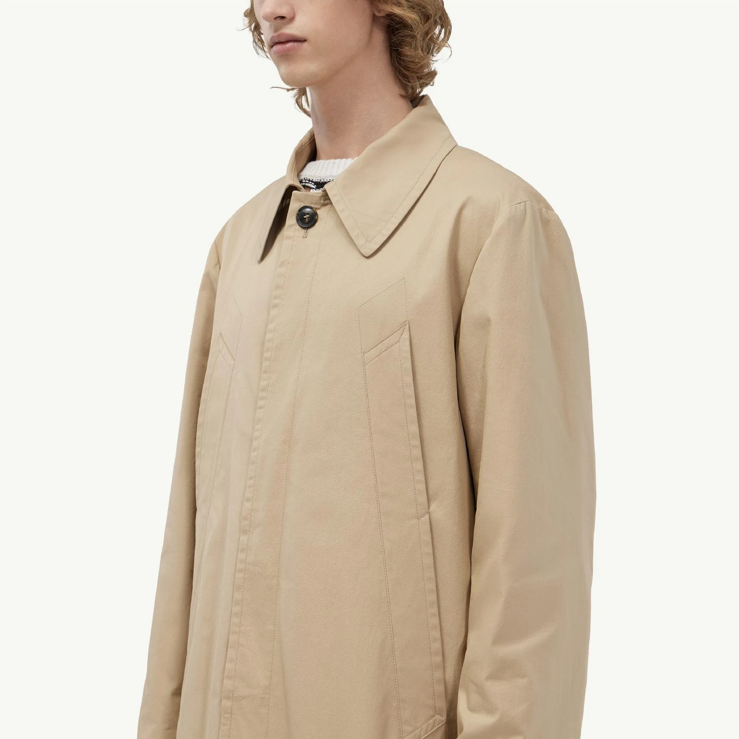 【预售】 MM6 MAISON MARGIELA 24秋冬 男士 风衣 Trench-coat longueur genou S52AH0056S52532114 商品