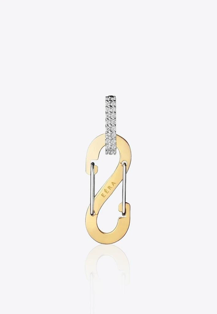 商品EÉRA|Special Order - Small Romy Single Earring in 18K Yellow/White Gold with Diamonds,价格¥17963,第1张图片