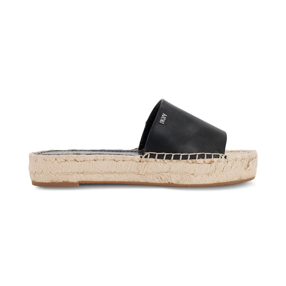 商品DKNY|Women's Camillo Slip-On Espadrille Platform Slide Sandals,价格¥494,第2张图片详细描述