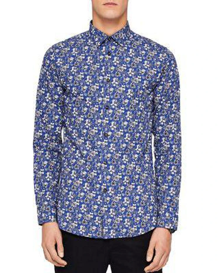 商品Ted Baker London|Bellla Printed Floral Regular Fit Button-Down Shirt ,价格¥482,第1张图片
