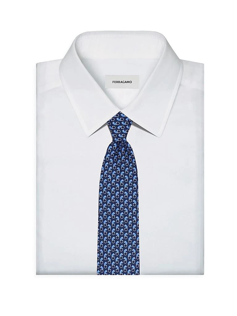 商品Salvatore Ferragamo|Ambra Animal-Print Silk Tie,价格¥1771,第2张图片详细描述