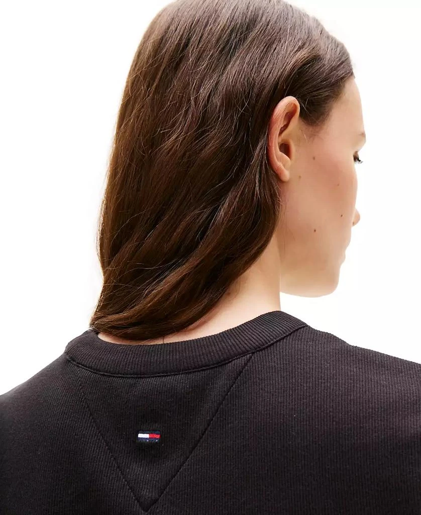 商品Tommy Jeans|Women's Script Logo Ribbed Mini Dress,价格¥205,第3张图片详细描述