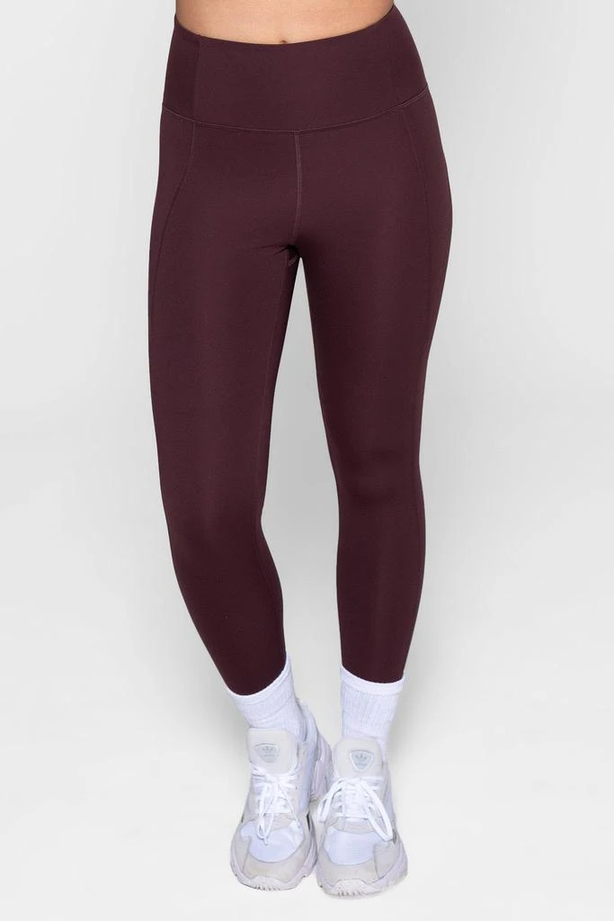 商品Girlfriend Collective|Compressive High Waisted 7/8 Legging - Cocoa,价格¥442,第1张图片