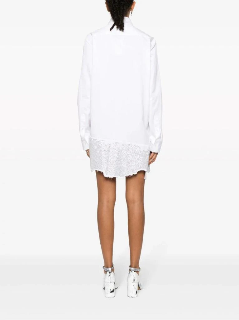 商品JW Anderson|Crystal-Embellished Cotton Shirtdress,价格¥10906,第4张图片详细描述